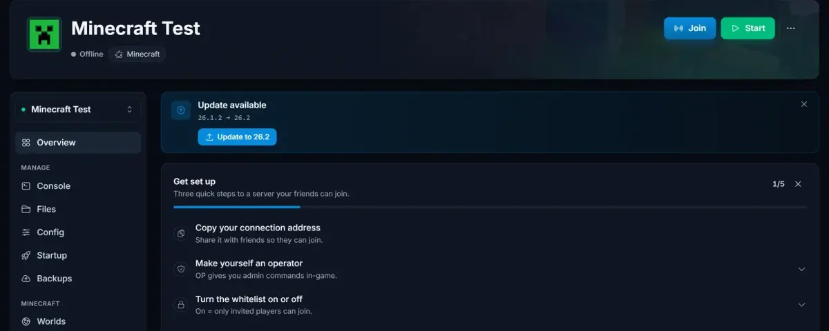Aternos-Server umziehen und die Welt mitnehmen